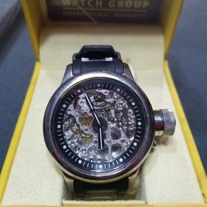 Invicta watch silver and black Diver model 1088